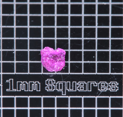 A small flux-grown ruby a few mm in size