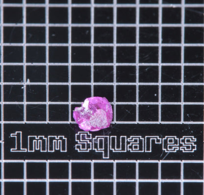 A small flux-grown ruby a few mm in size