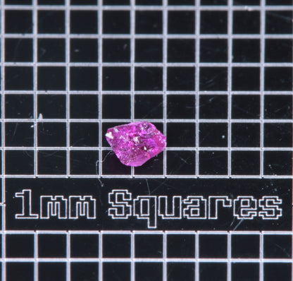 A small flux-grown ruby a few mm in size