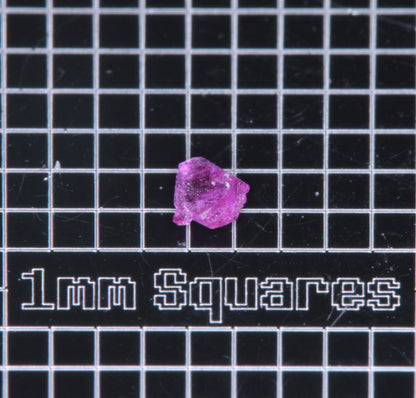 A small flux-grown ruby a few mm in size