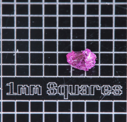 A small flux-grown ruby a few mm in size