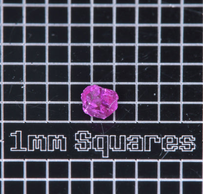 A small flux-grown ruby a few mm in size