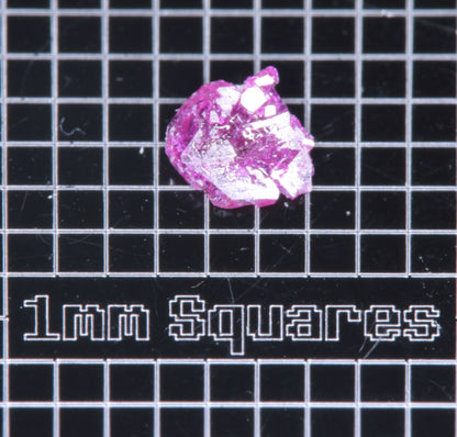 A small flux-grown ruby a few mm in size