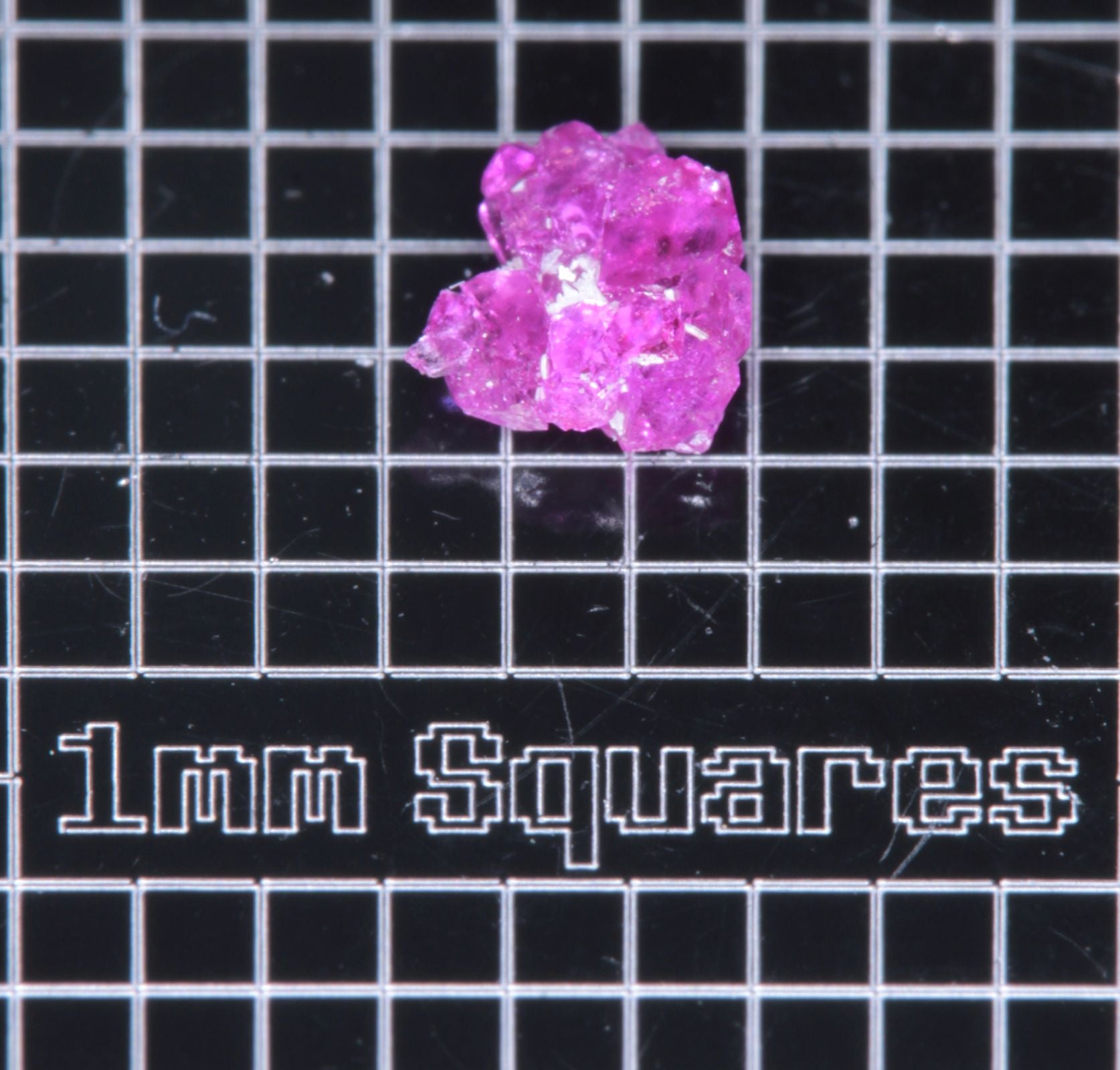 A small flux-grown ruby a few mm in size