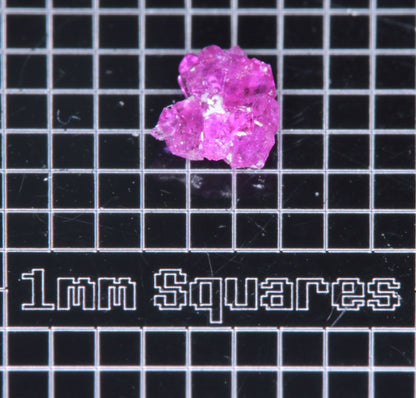 A small flux-grown ruby a few mm in size