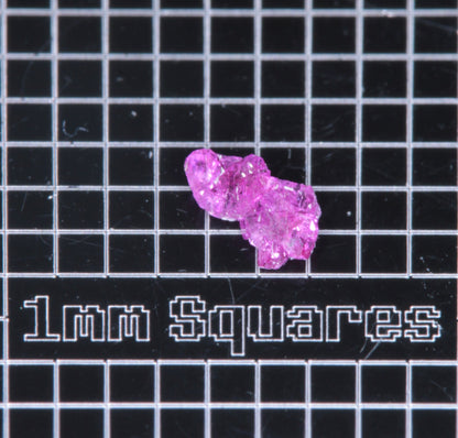 A small flux-grown ruby a few mm in size