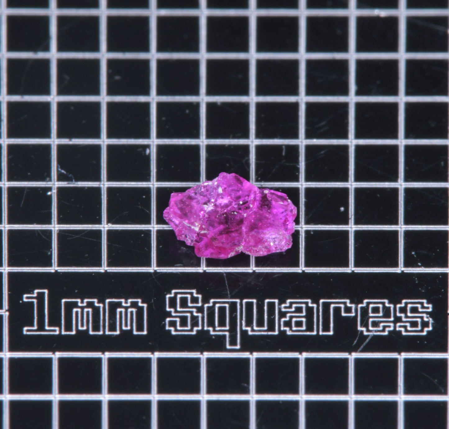 A small flux-grown ruby a few mm in size