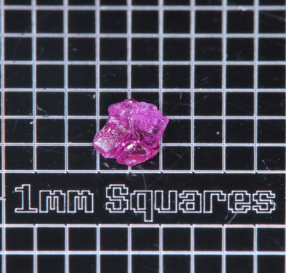 A small flux-grown ruby a few mm in size