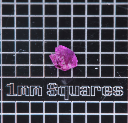 A small flux-grown ruby a few mm in size