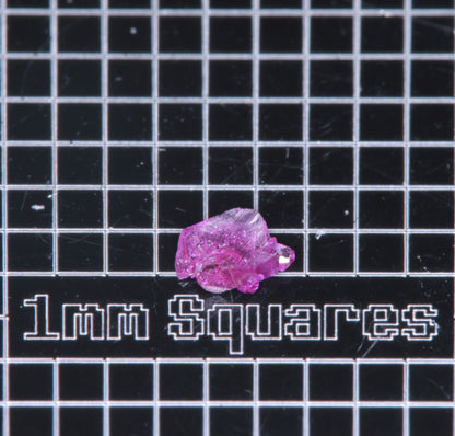 A small flux-grown ruby a few mm in size