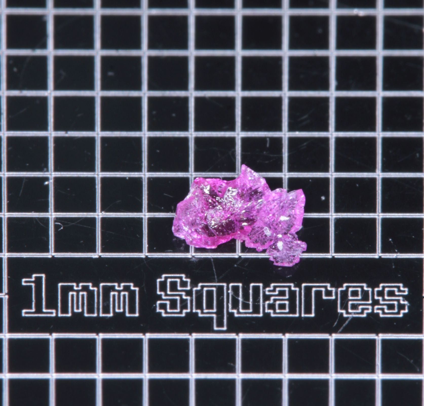 A small flux-grown ruby a few mm in size