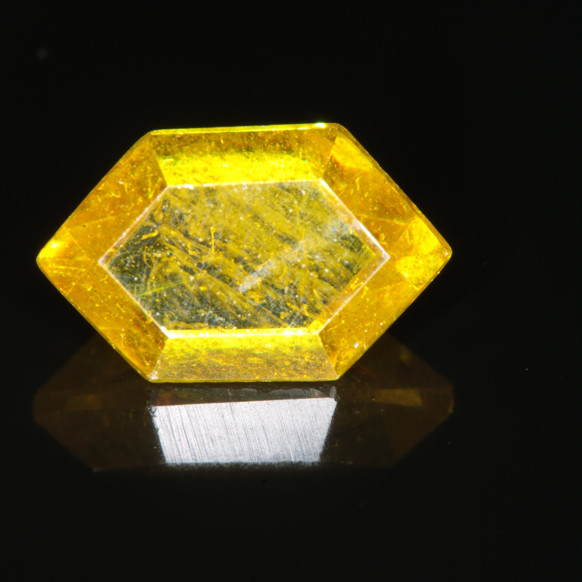 Faceted BGO-20 RetroHex Gemstone