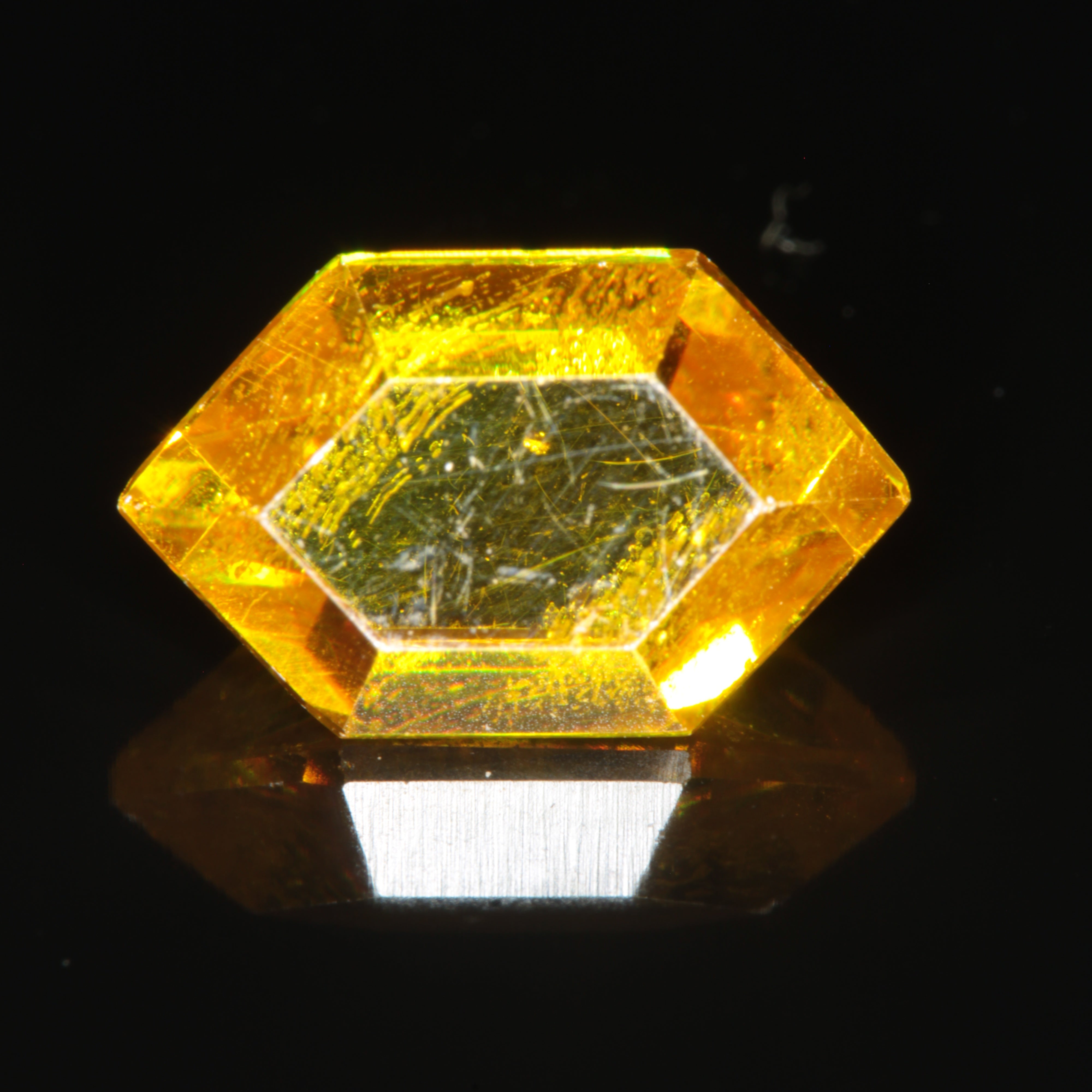 Faceted BGO-20 RetroHex Gemstone