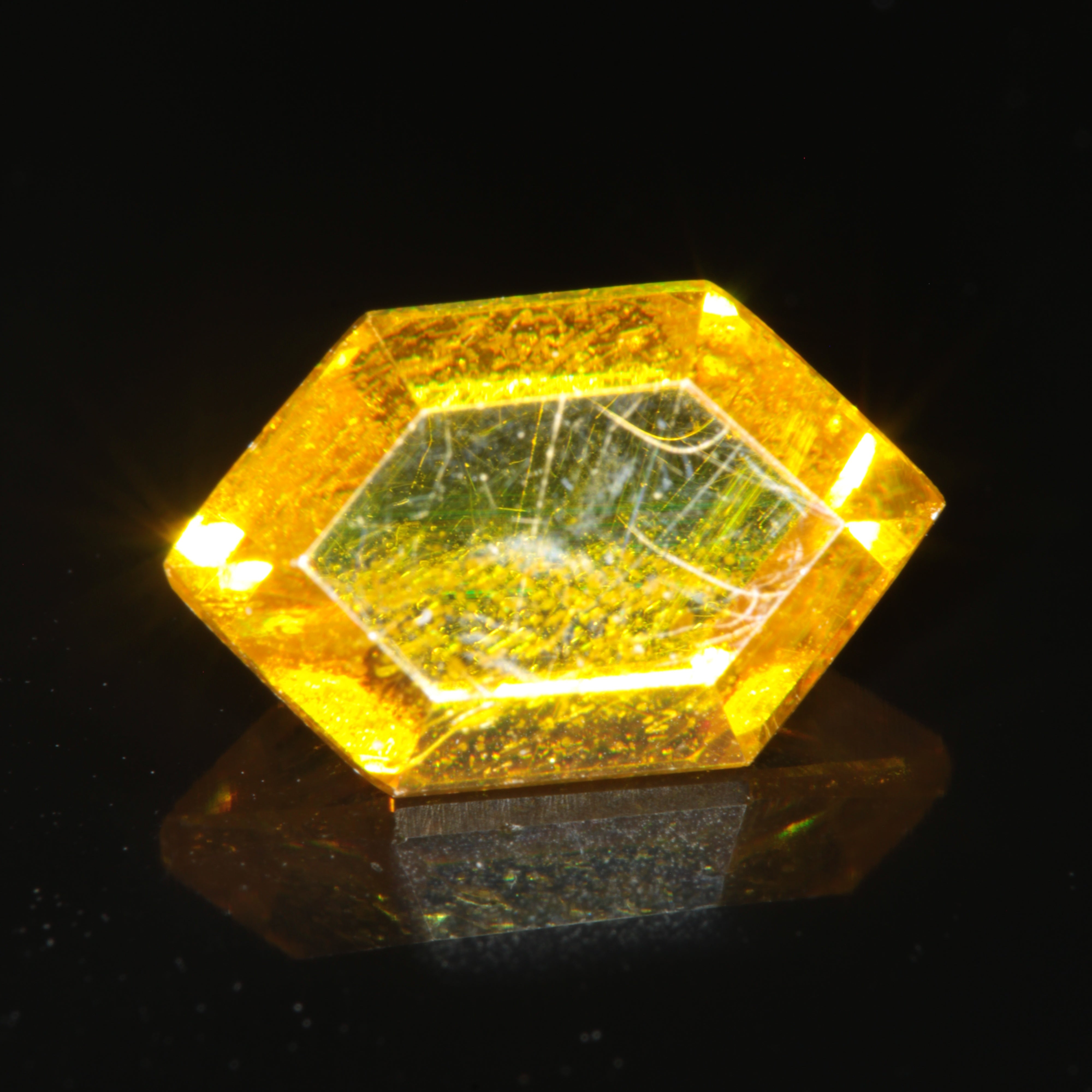 Faceted BGO-20 RetroHex Gemstone