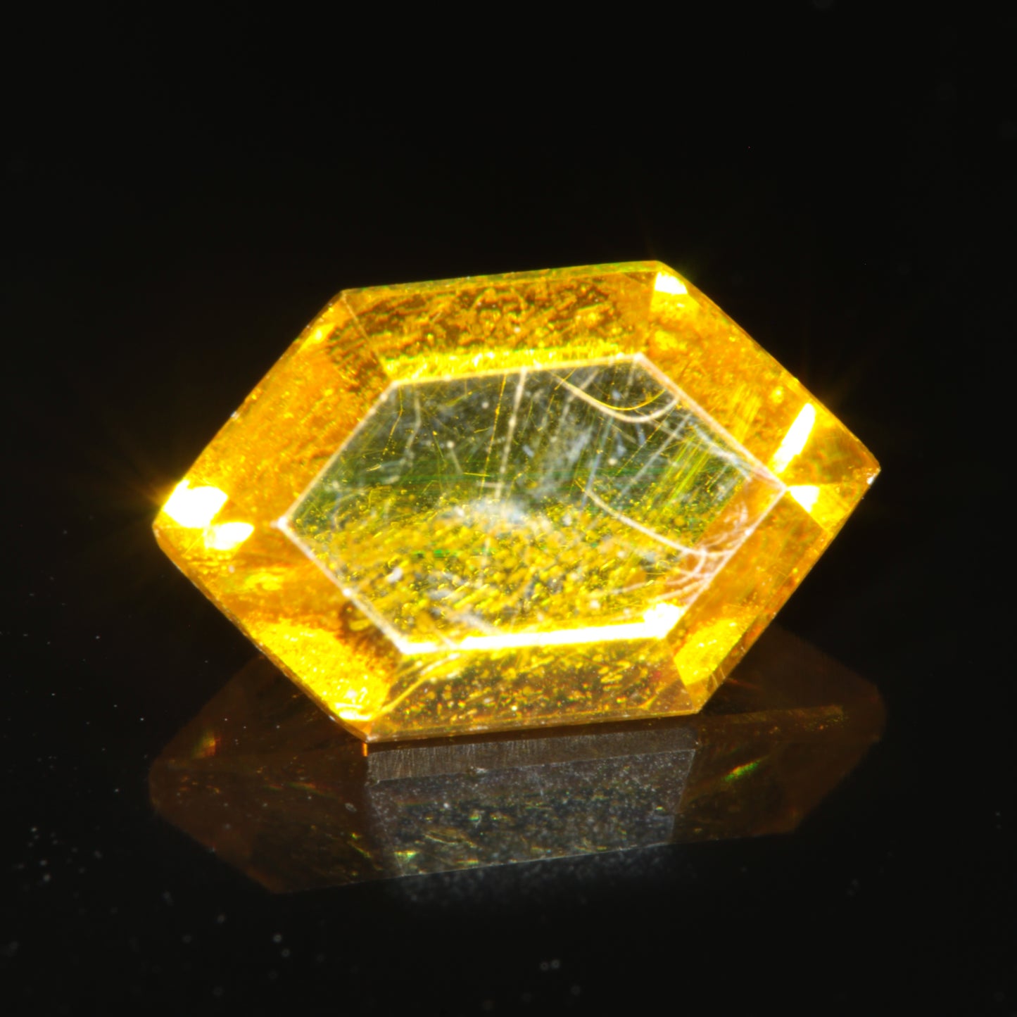 Faceted BGO-20 RetroHex Gemstone