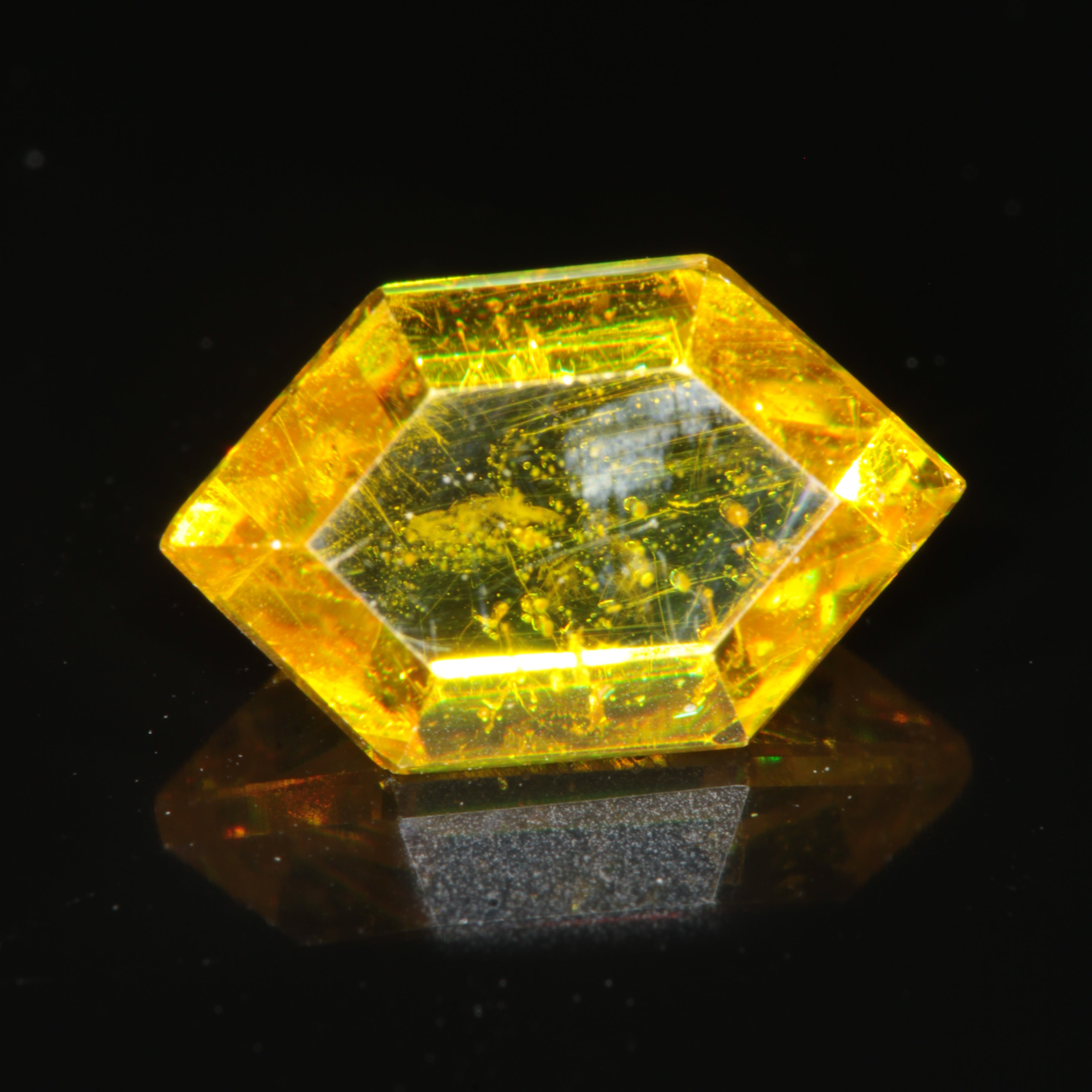 Faceted BGO-20 RetroHex Gemstone