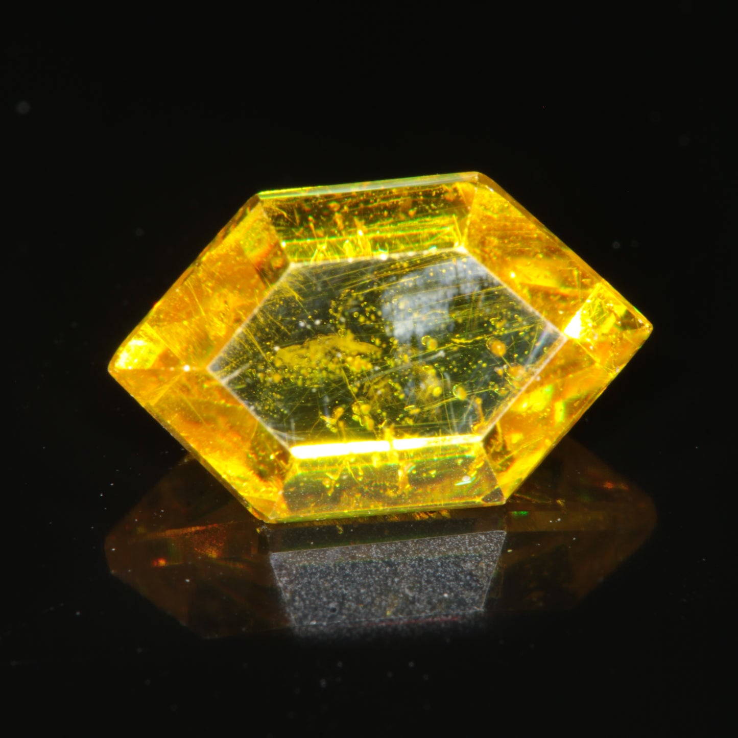 Faceted BGO-20 RetroHex Gemstone