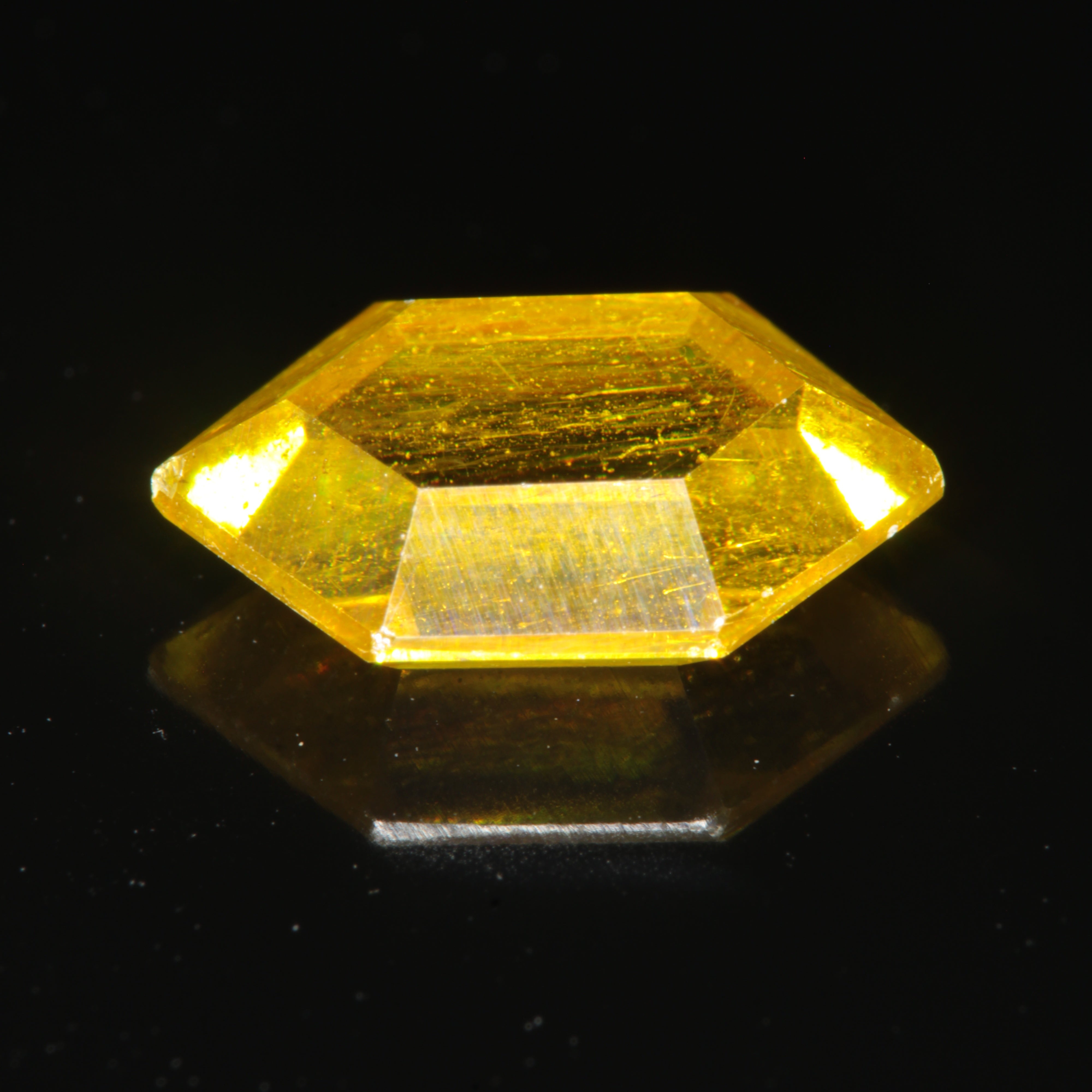 Faceted BGO-20 RetroHex Gemstone