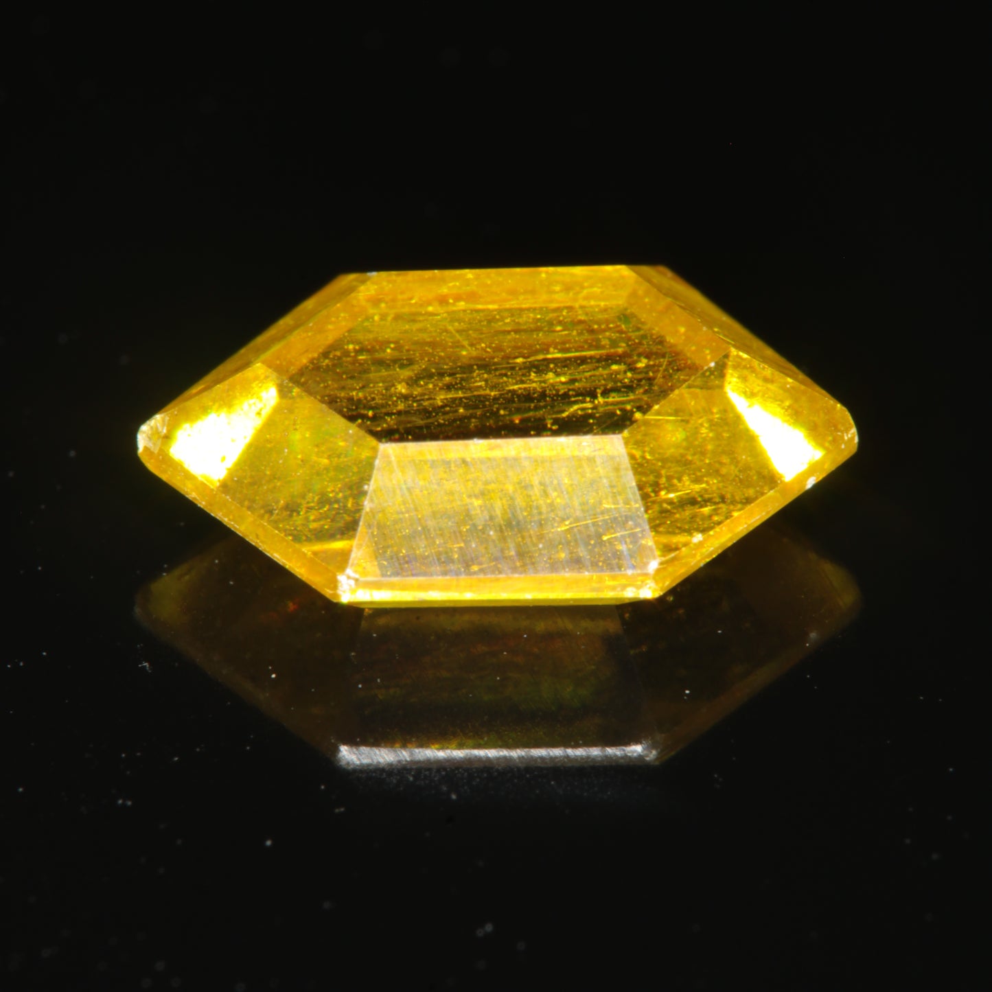 Faceted BGO-20 RetroHex Gemstone