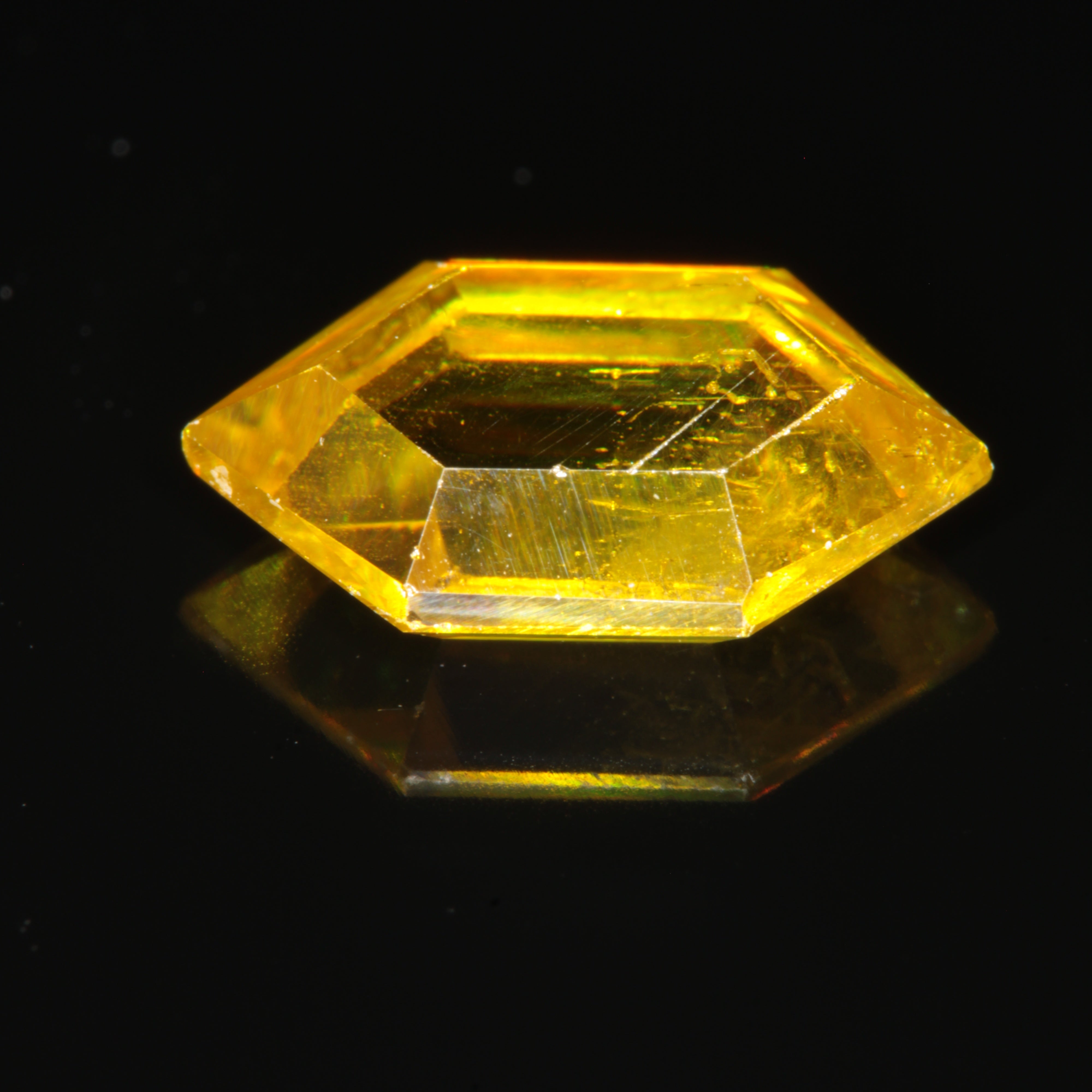 Faceted BGO-20 RetroHex Gemstone