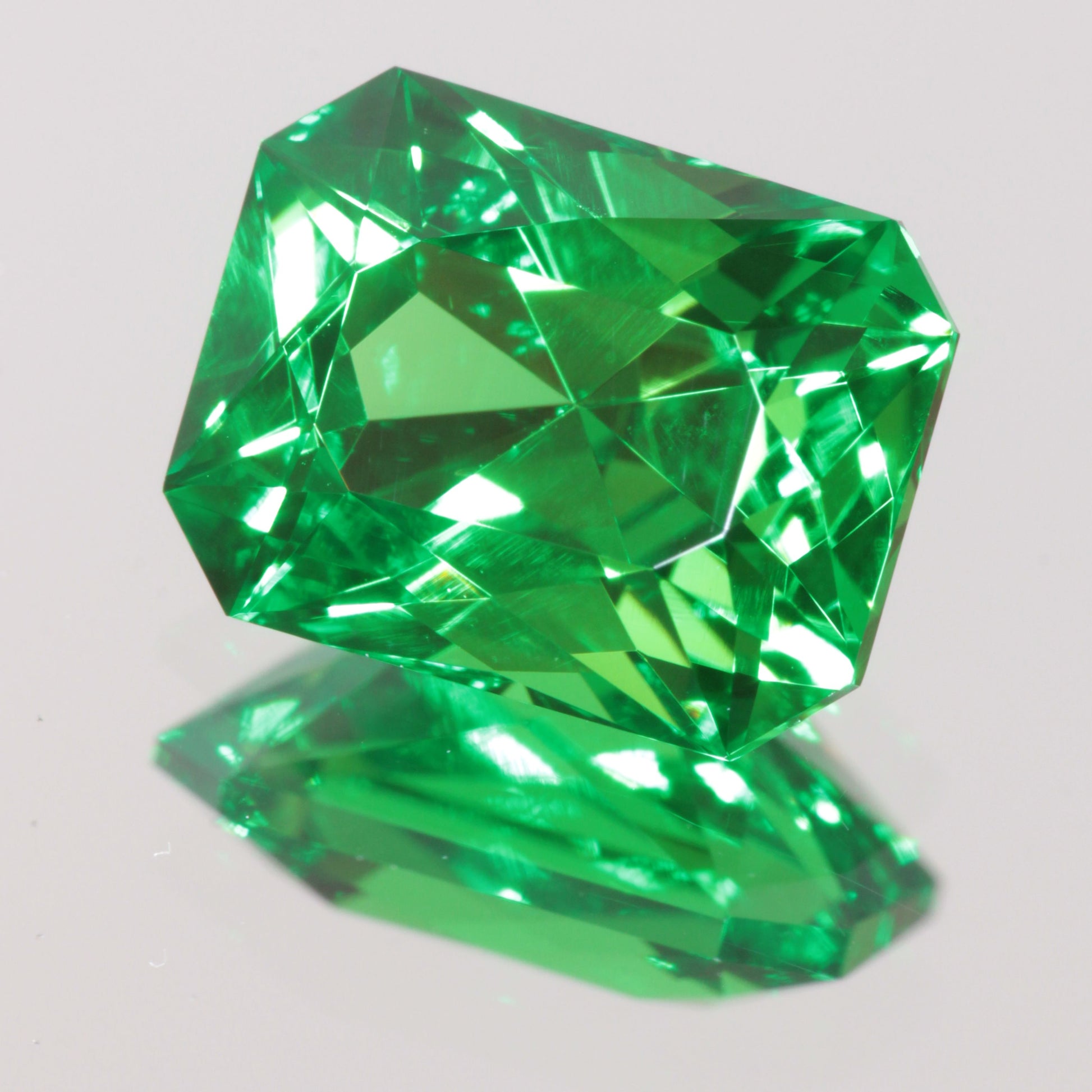 Rectangle Faceted CTH YAG Gemstone