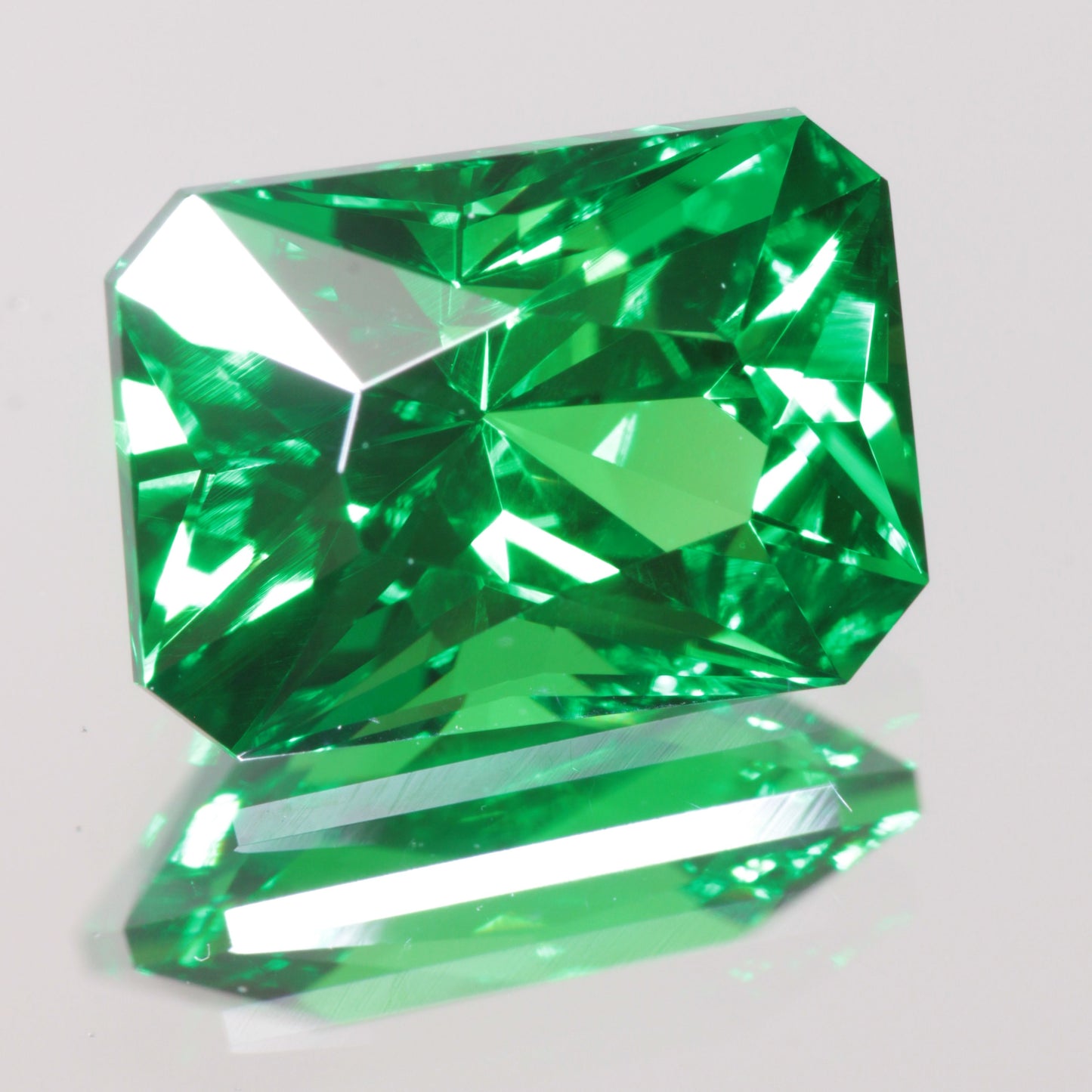 Rectangle Faceted CTH YAG Gemstone
