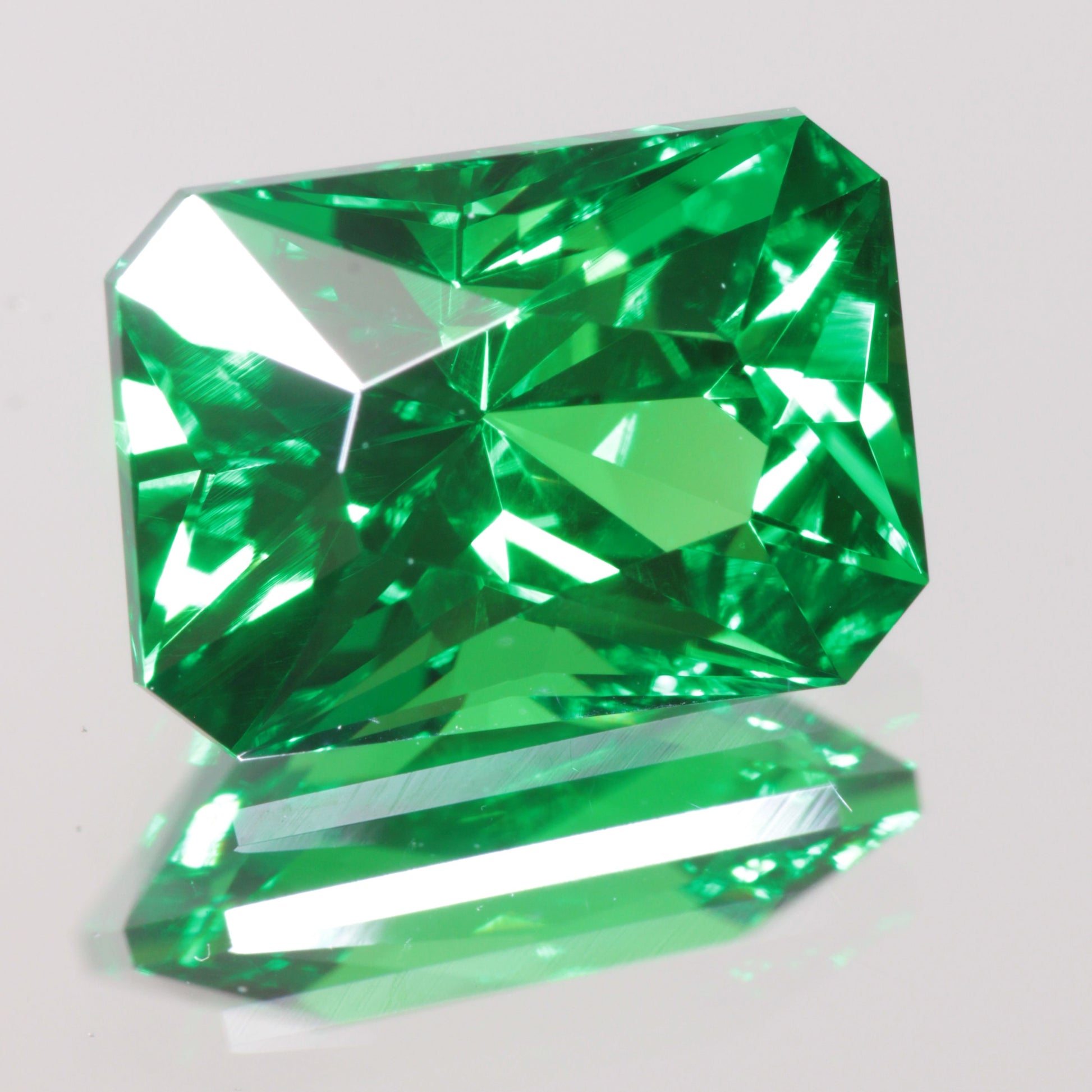 Rectangle Faceted CTH YAG Gemstone