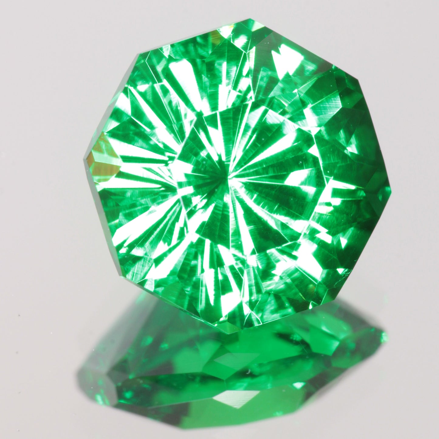 Octagon Faceted CTH YAG Gemstone