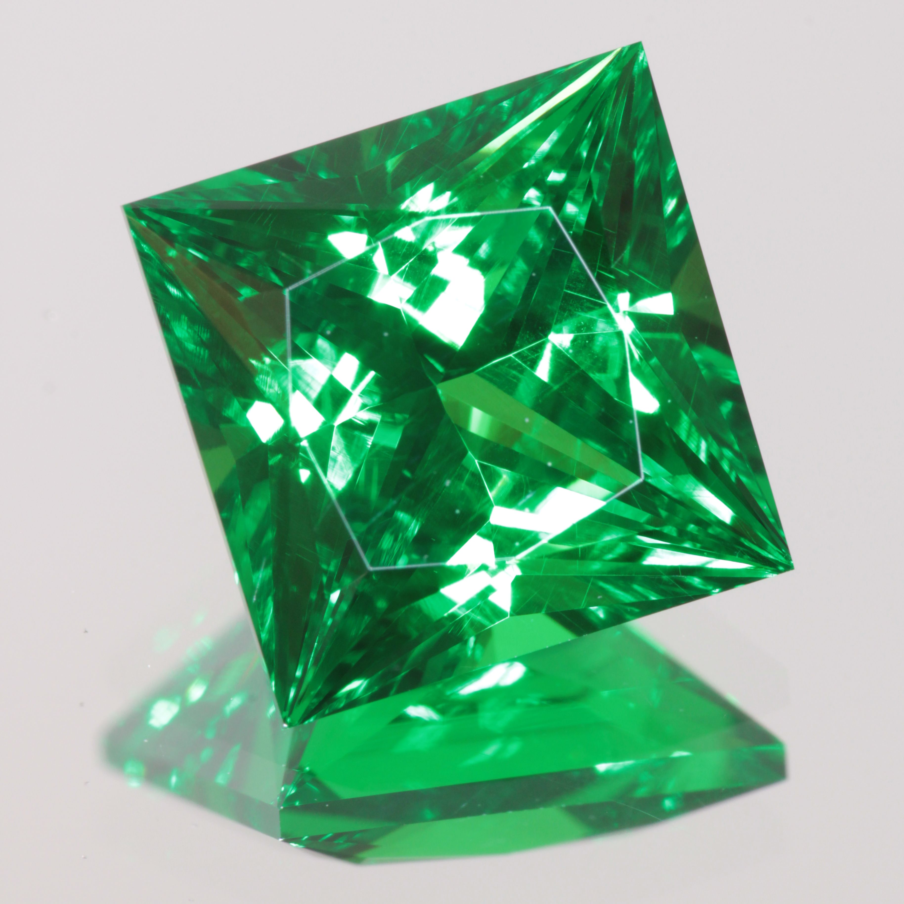 Square Faceted CTH YAG Gemstone