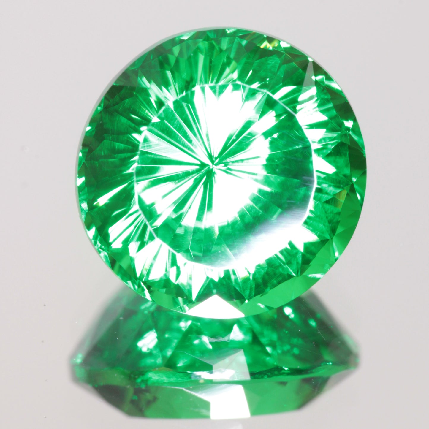 Round Faceted CTH YAG Gemstone