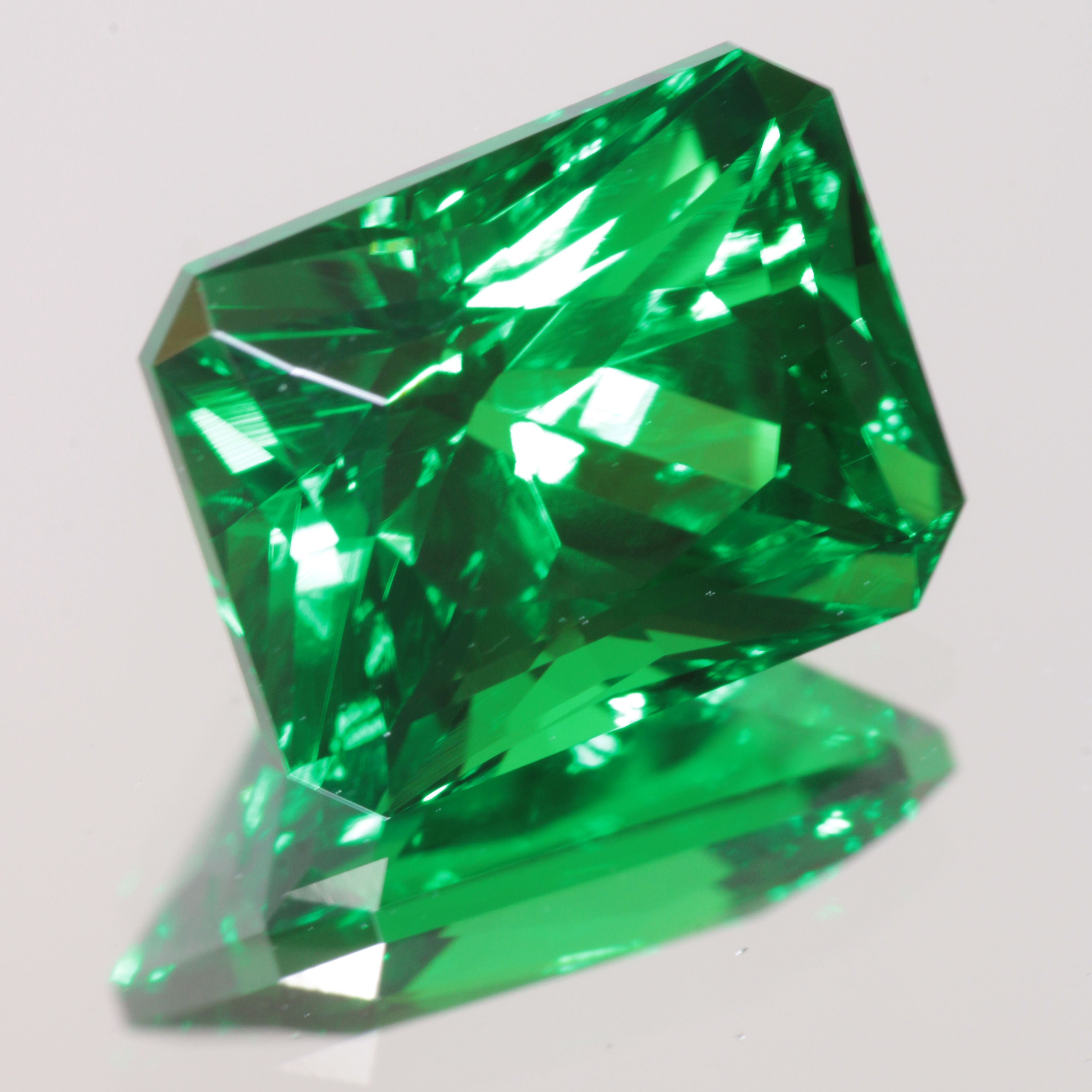 Rectangle Faceted CTH YAG Gemstone