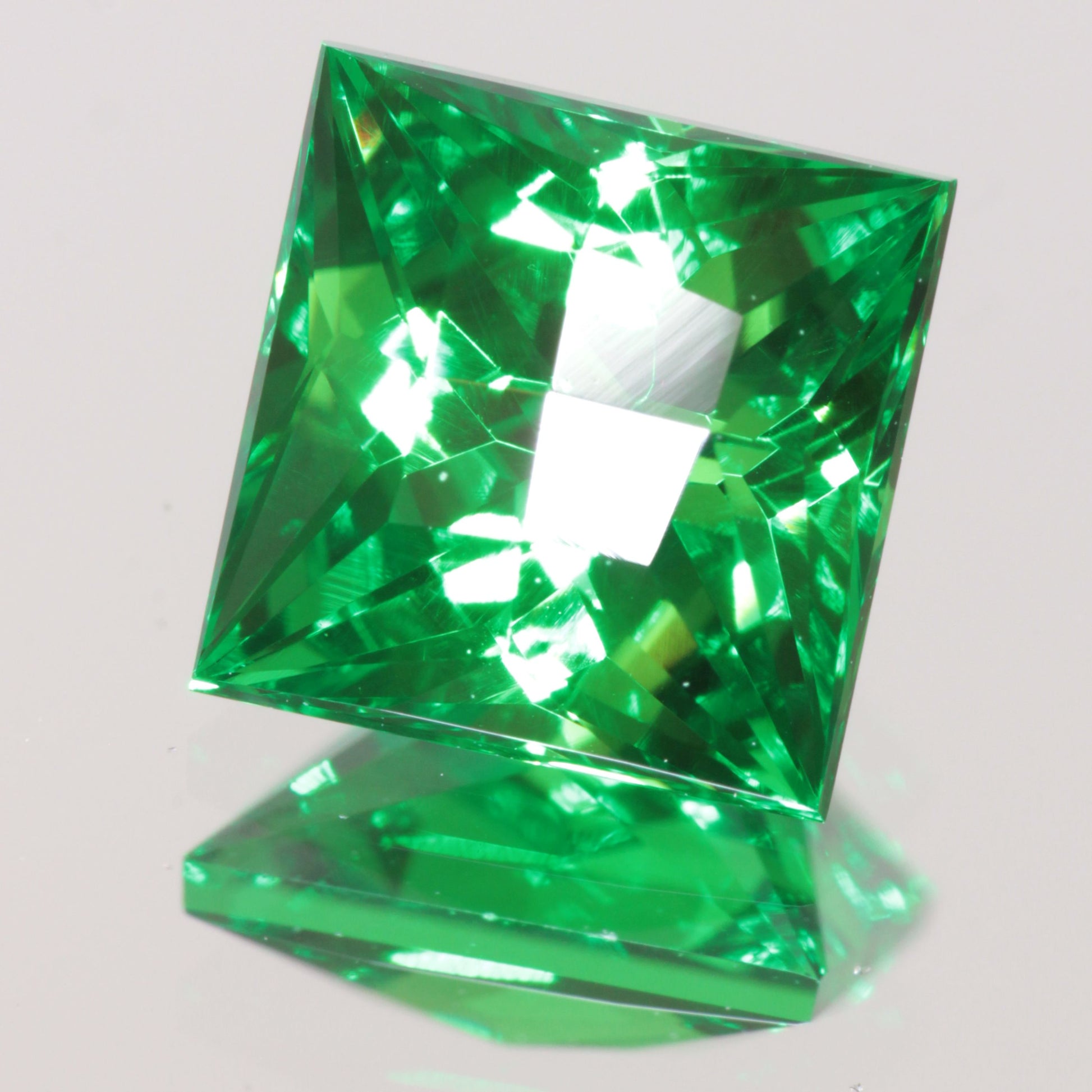 Window Square Faceted CTH YAG Gemstone