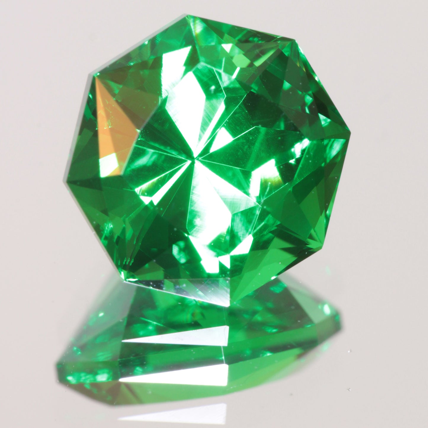 Octagon Faceted CTH YAG Gemstone