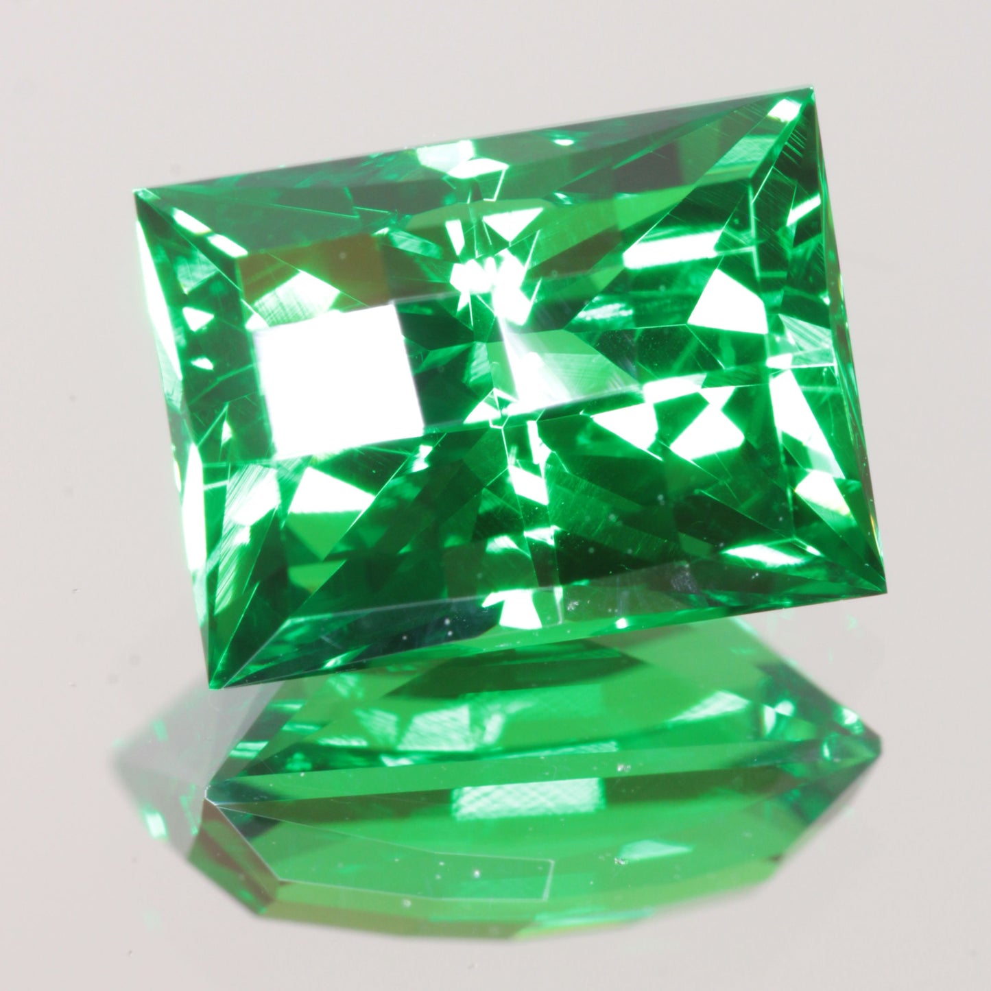 Baguette Rectangle Faceted CTH YAG Gemstone