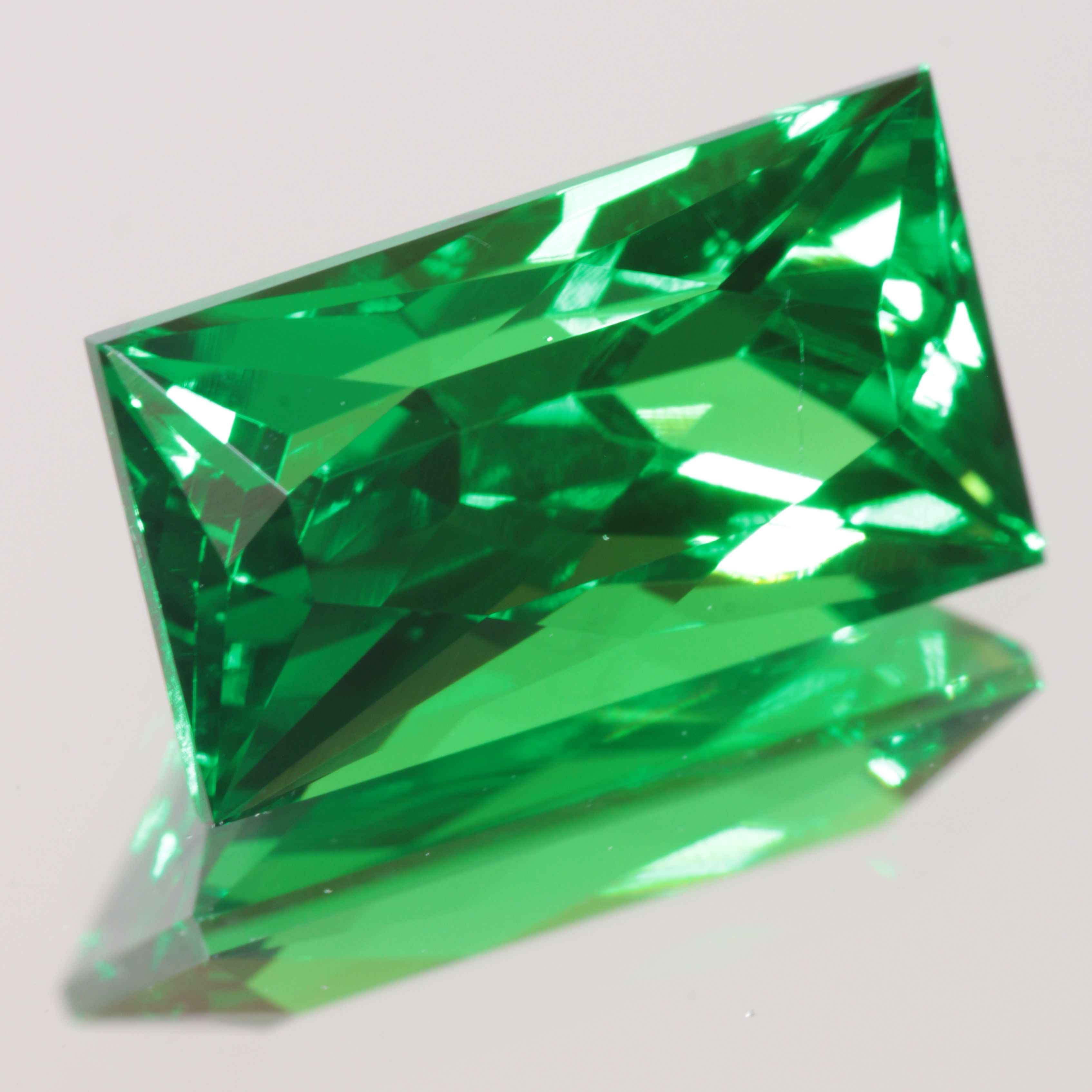 Rectangle Faceted CTH YAG Gemstone
