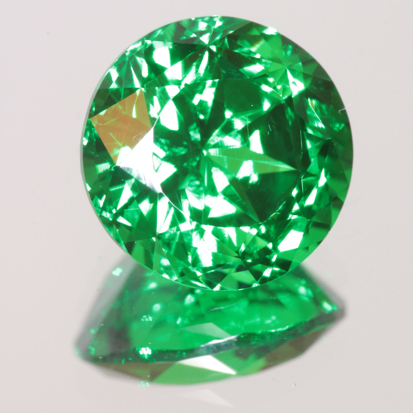 Round Faceted CTH YAG Gemstone