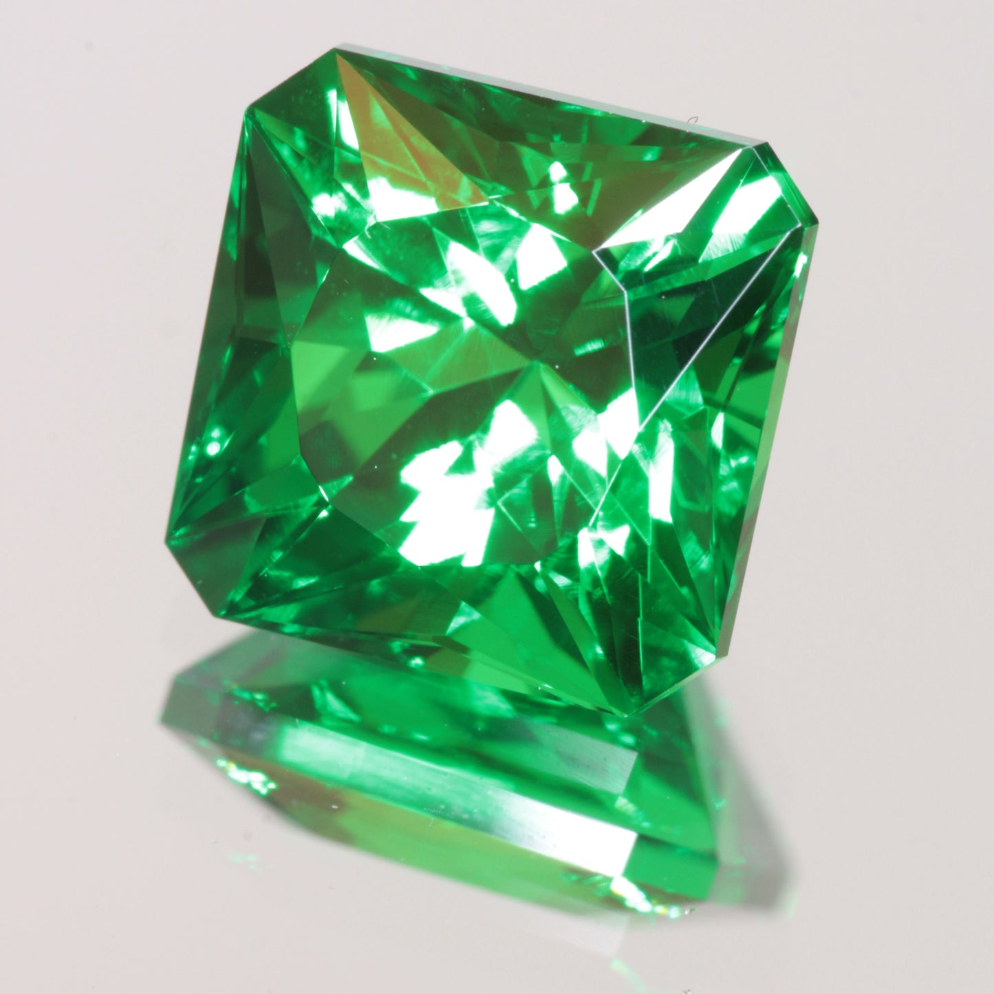 Square Faceted CTH YAG Gemstone
