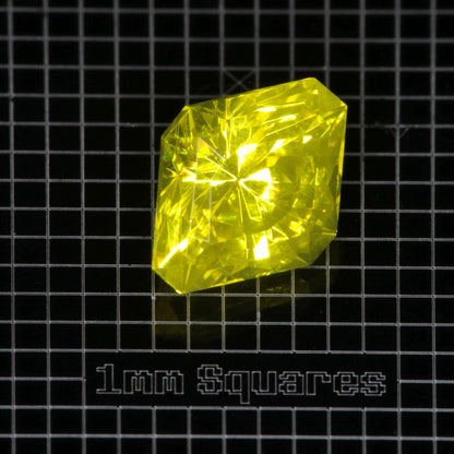 Yellow GAGG garnet Diamond gemstone