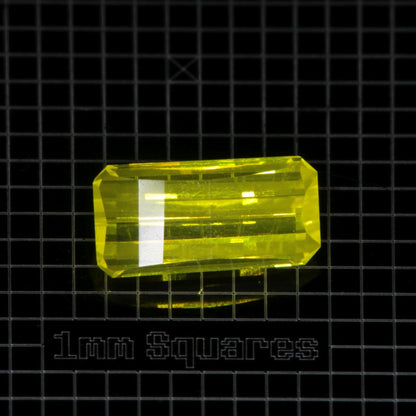 Yellow GAGG garnet Pixel gemstone