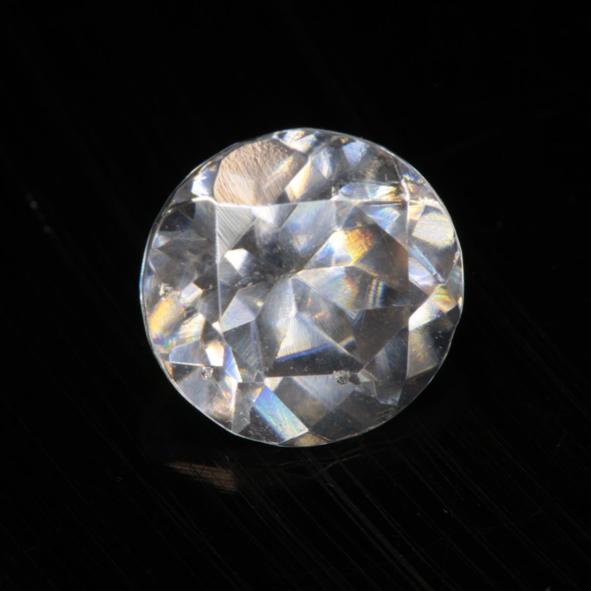 Round 6mm Lithium Niobate Flower Cut