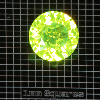 LuAG Lumogarnet Faceted Loose Gems