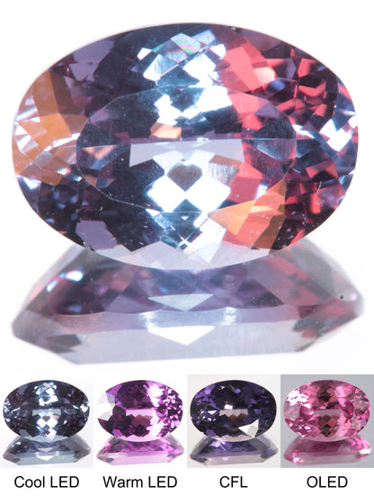 Purple Sapphire Square Cut Stone