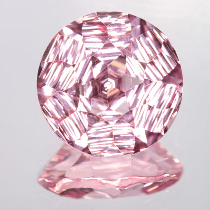 Fantasy Cut Laser Sapphire, Titanium Strawberry Sapphire