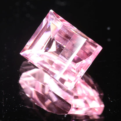 Fantasy Cut Laser Sapphire, Titanium Strawberry Sapphire