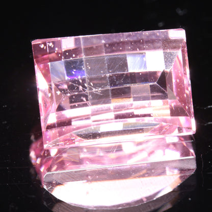 Fantasy Cut Laser Sapphire, Titanium Strawberry Sapphire