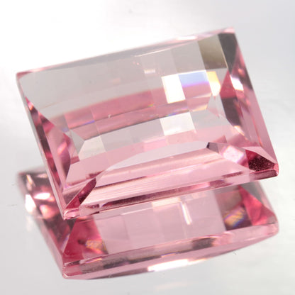 Fantasy Cut Laser Sapphire, Titanium Strawberry Sapphire