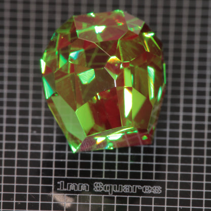 Skull Cut Christmas Garnets, Special Halloween Gems