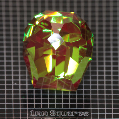 Skull Cut Christmas Garnets, Special Halloween Gems