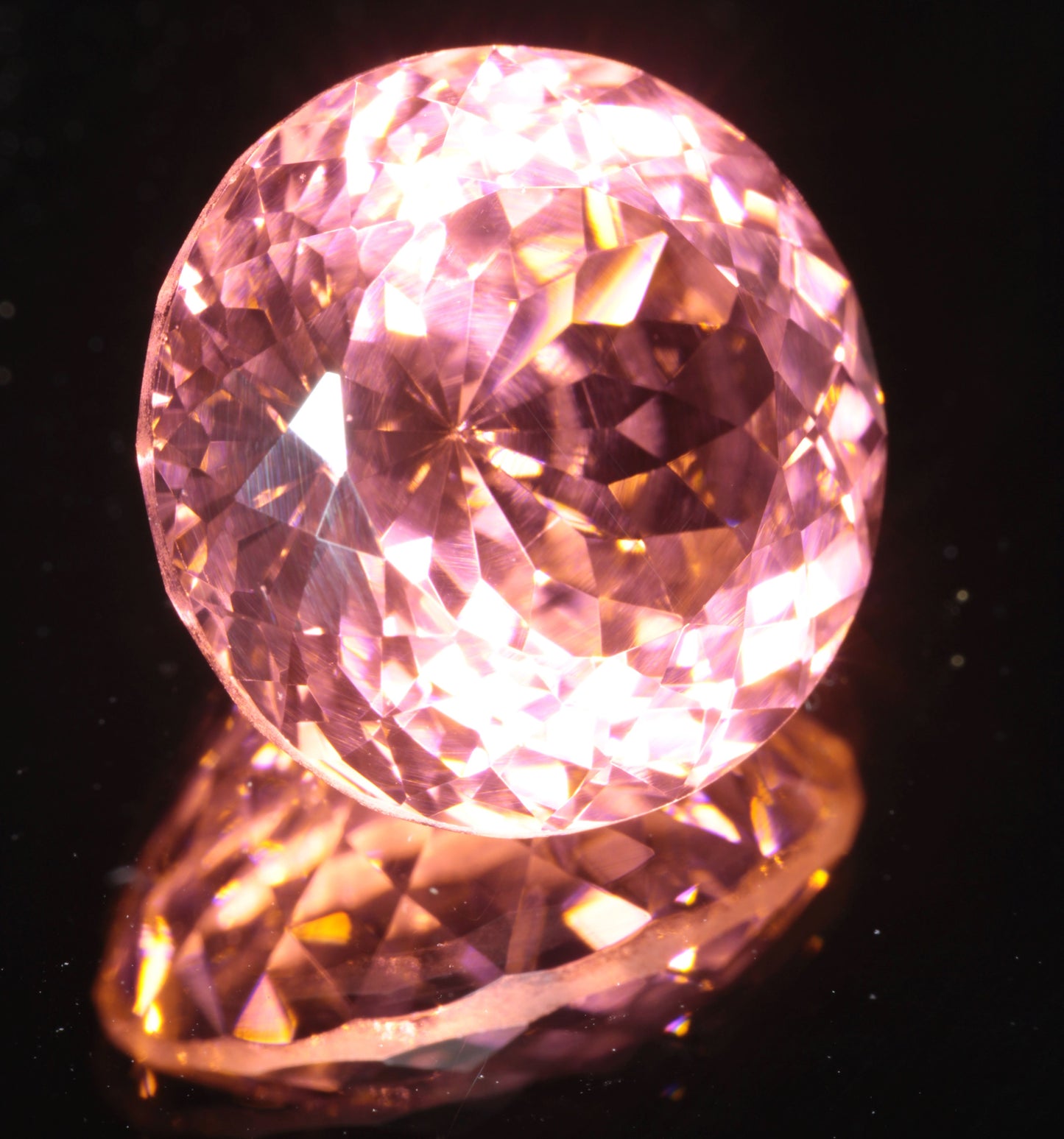 Round Erbium YAG Gemstone