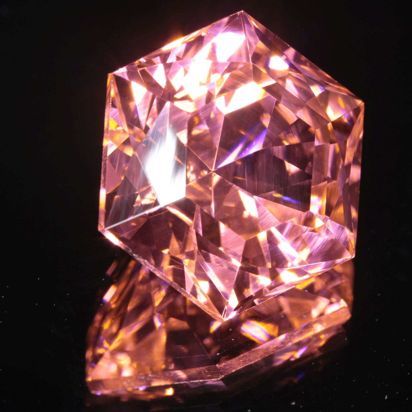 Hexagon Erbium YAG Gemstone